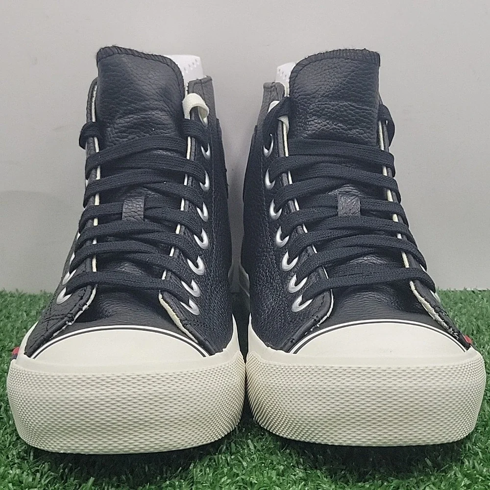 Pro Keds Royale Hi Shoes Men's 6 Medium High‎ Top Black Leather Sneakers w/ Box